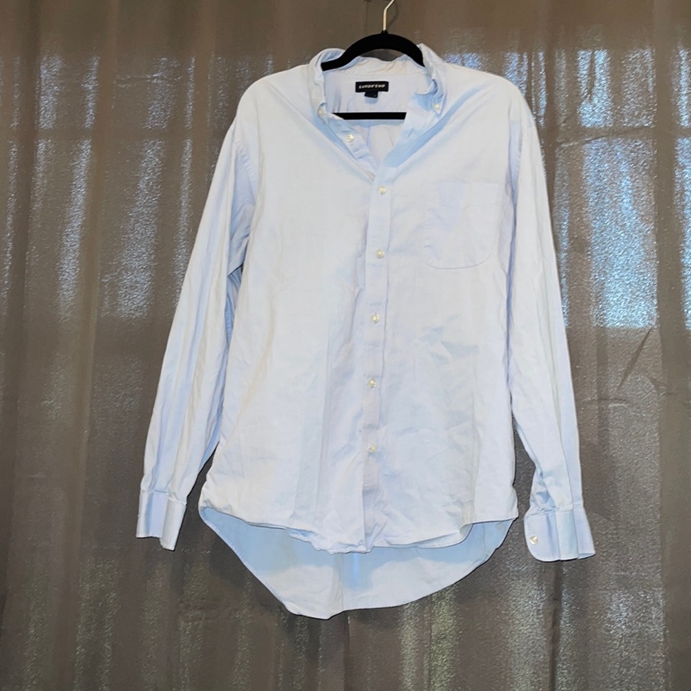 Lands End Men's Long Sleeve Button Down Oxford Shirt